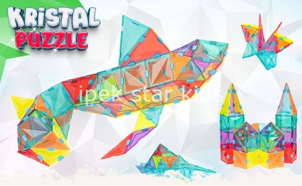 300 Parça Kristal Şeffaf Lego Blok1