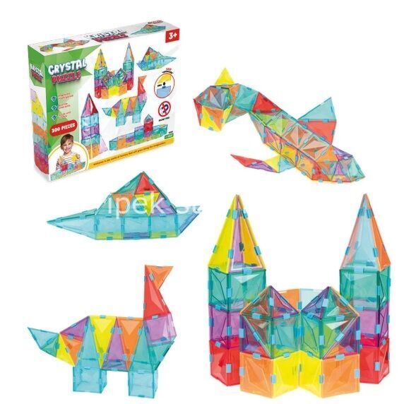 300 Parça Kristal Şeffaf Lego Blok1