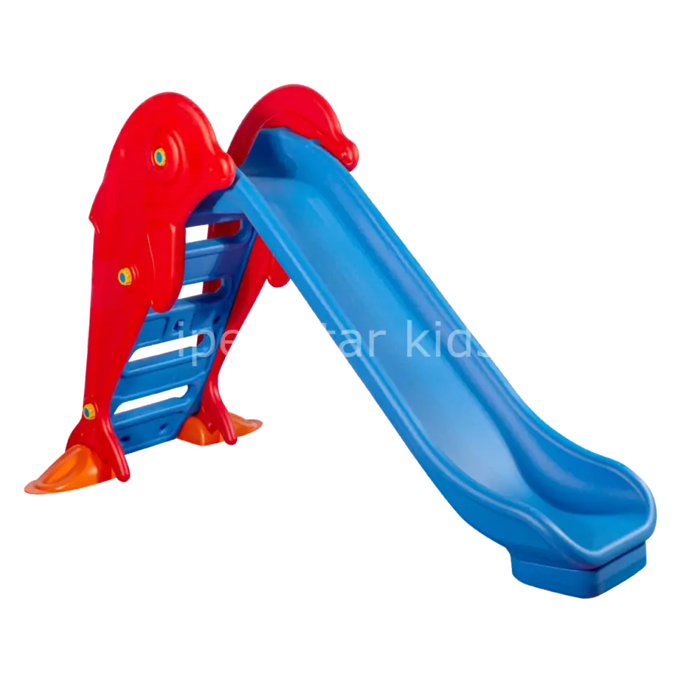 Anaokulu Yunus Kaydırak | Yunus Figürlü Plastik Çocuk Kaydırağı