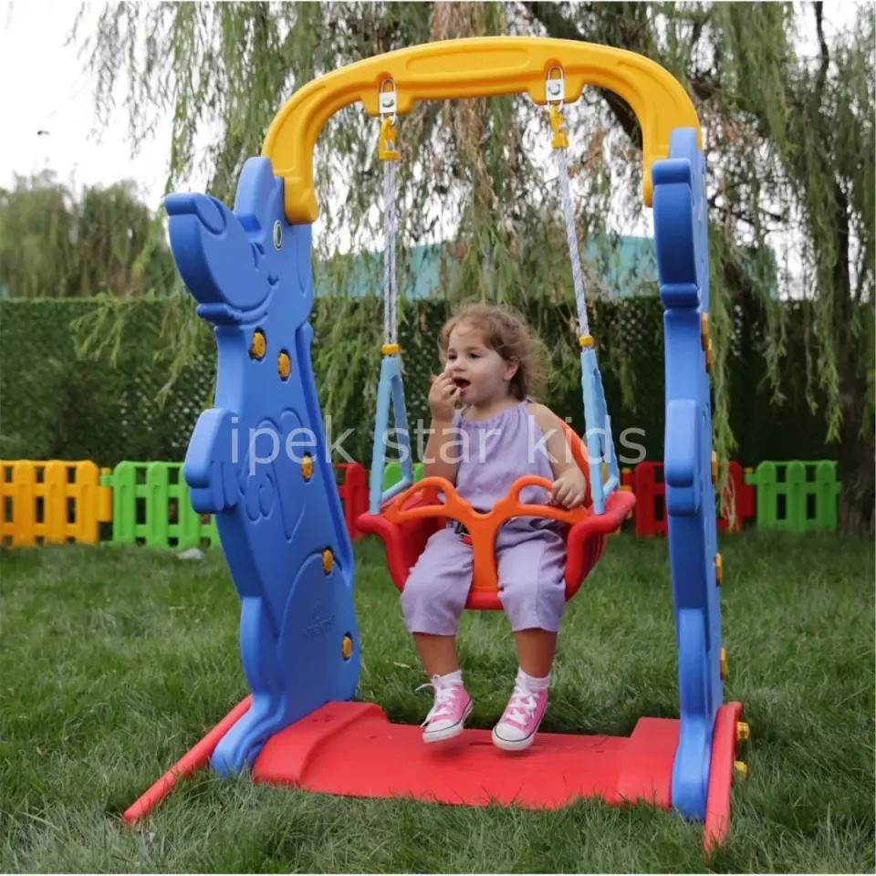 Anaokulu Konfor Plastik Salıncak | Güvenli ve Dayanıklı Çocuk Salıncağı
