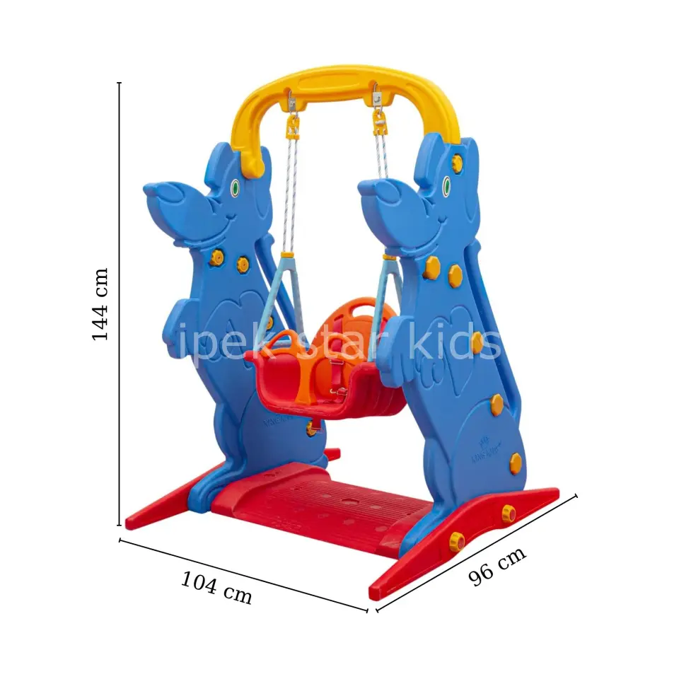 Anaokulu Konfor Plastik Salıncak | Güvenli ve Dayanıklı Çocuk Salıncağı