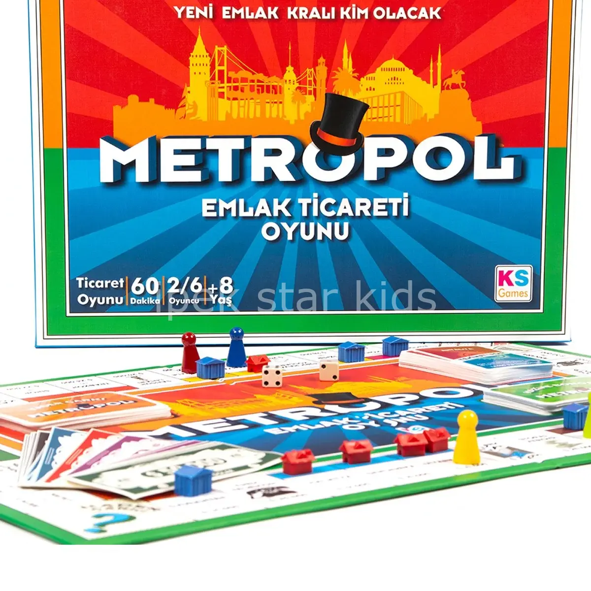 Metropol Emlak Ticaret Oyunu Türkiye temalı yatırım masa oyunu