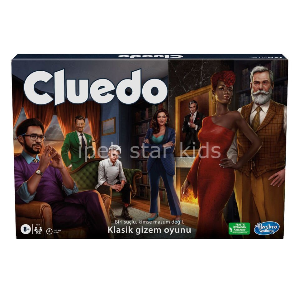 Cluedo otel aile strateji oyunu 2-6 kişilik kutu oyunu lobby eğlence seti