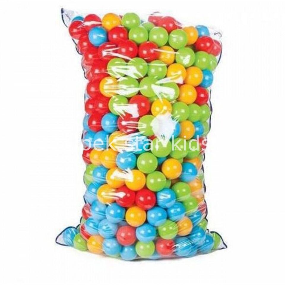 Soft Play Top Havuzu Topu 7 cm Renkli 500 lü set