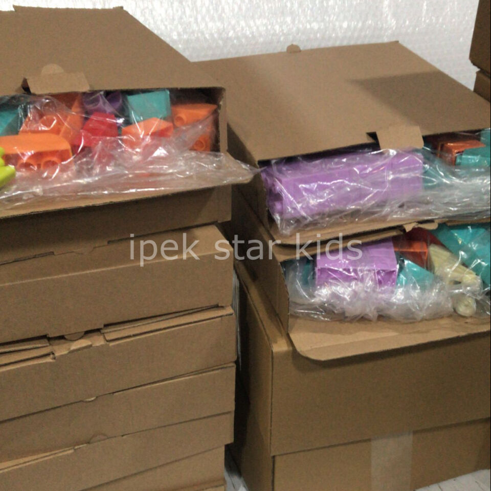 Slide Blok 100 Parça | Lego Duplo Uyumlu Eğitici Yapı Blok Seti