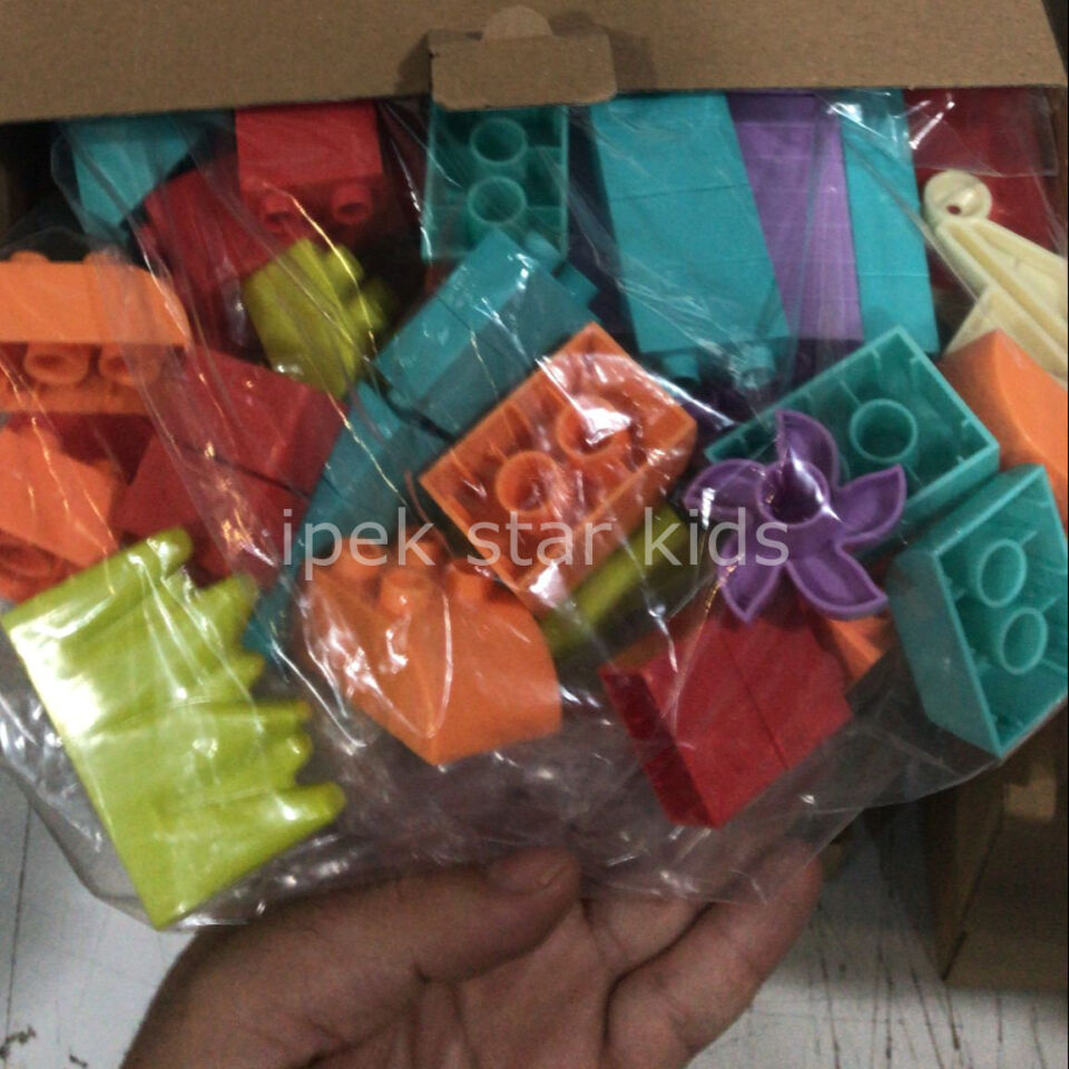 Slide Blok 100 Parça | Lego Duplo Uyumlu Eğitici Yapı Blok Seti