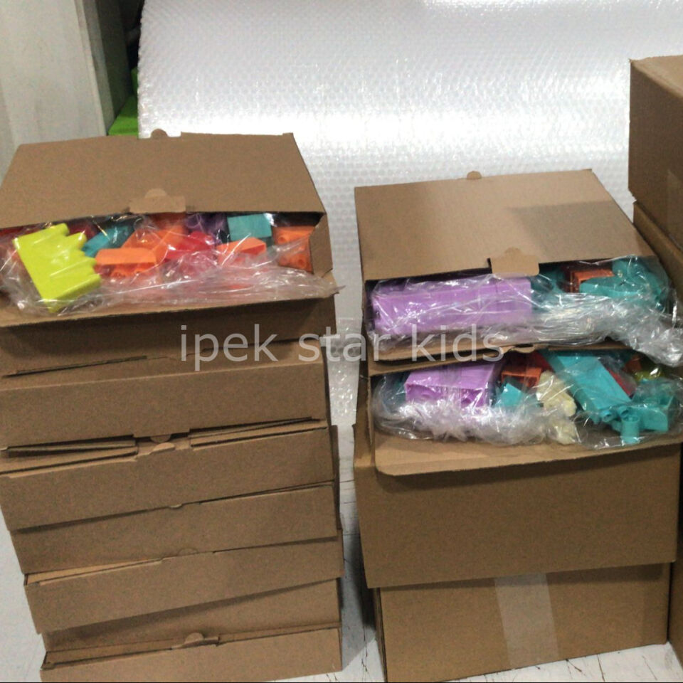 Slide Blok 100 Parça | Lego Duplo Uyumlu Eğitici Yapı Blok Seti