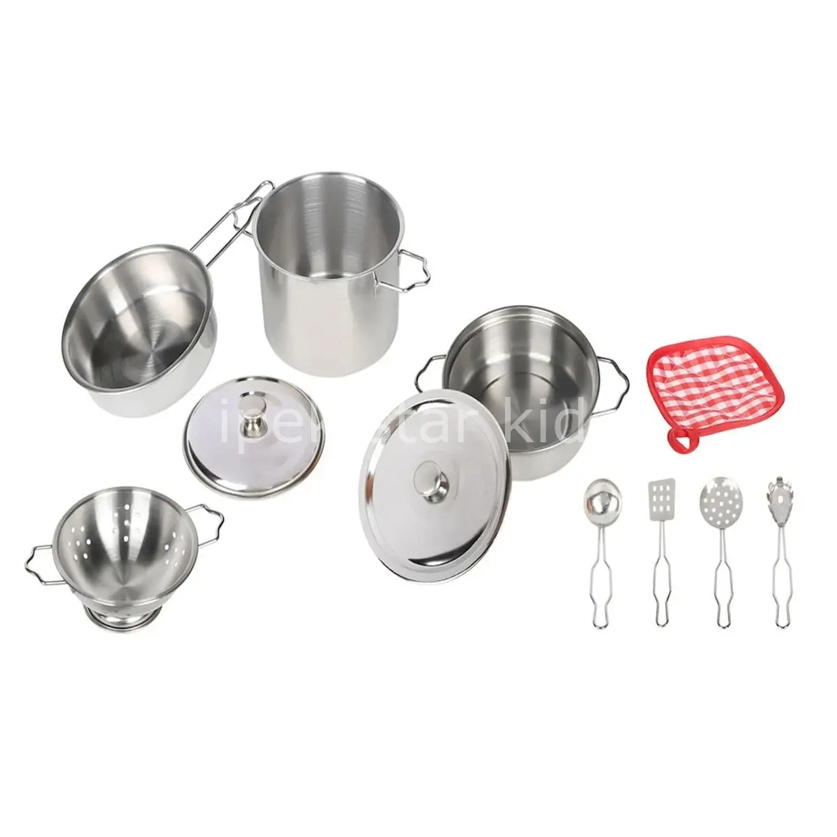 11 parça çocuk mutfak gereçleri seti eğitici evcilik oyuncağı