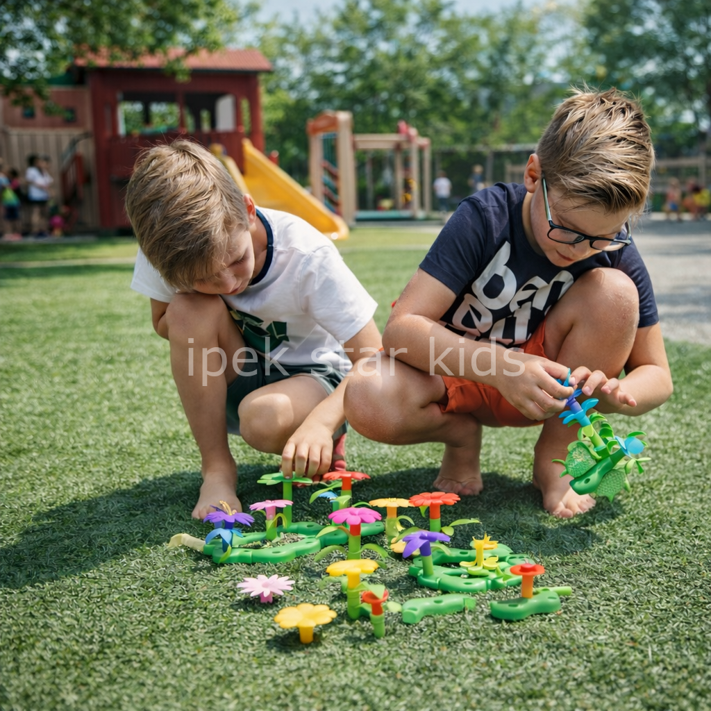 Flower Garden – 91 Parça Çiçek Bahçesi Yapı Seti