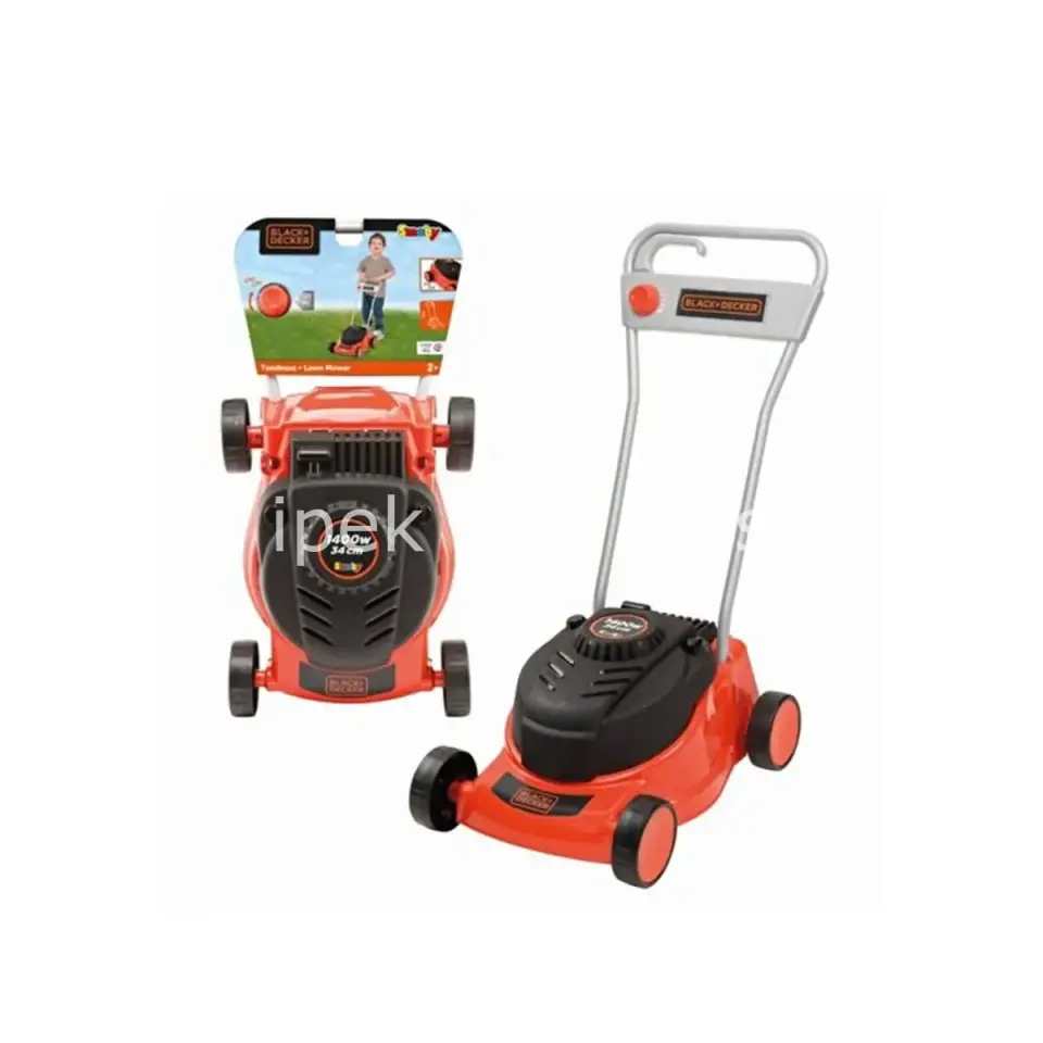 Çocuklar için gerçekçi bahçe oyuncak çim makinesi