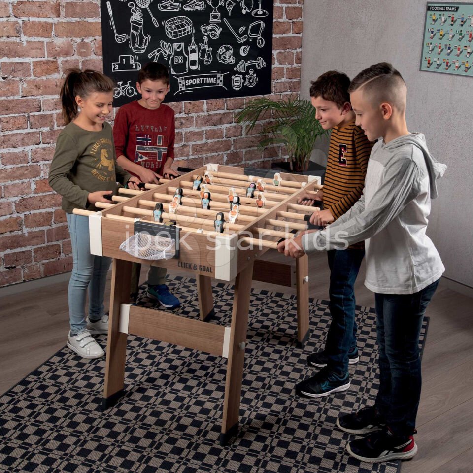 Mini Club Ahşap Langırt Masası – Otel ve Çocuk Oyun Alanı Masa Futbolu