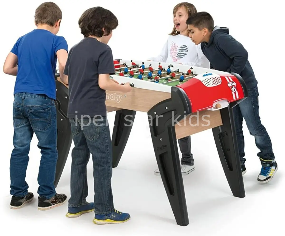 çocuk langırt masası ahşap masa futbolu oyunu