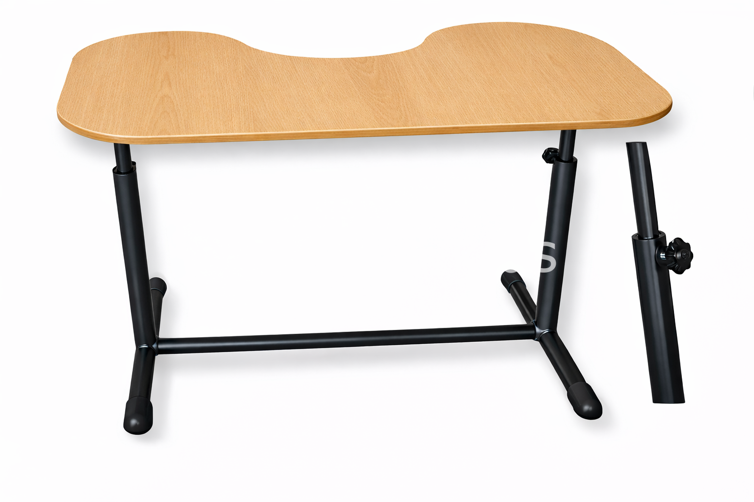 fasulye masa ahşap mdflam tablalı ayarlanabilir ayaklı masa