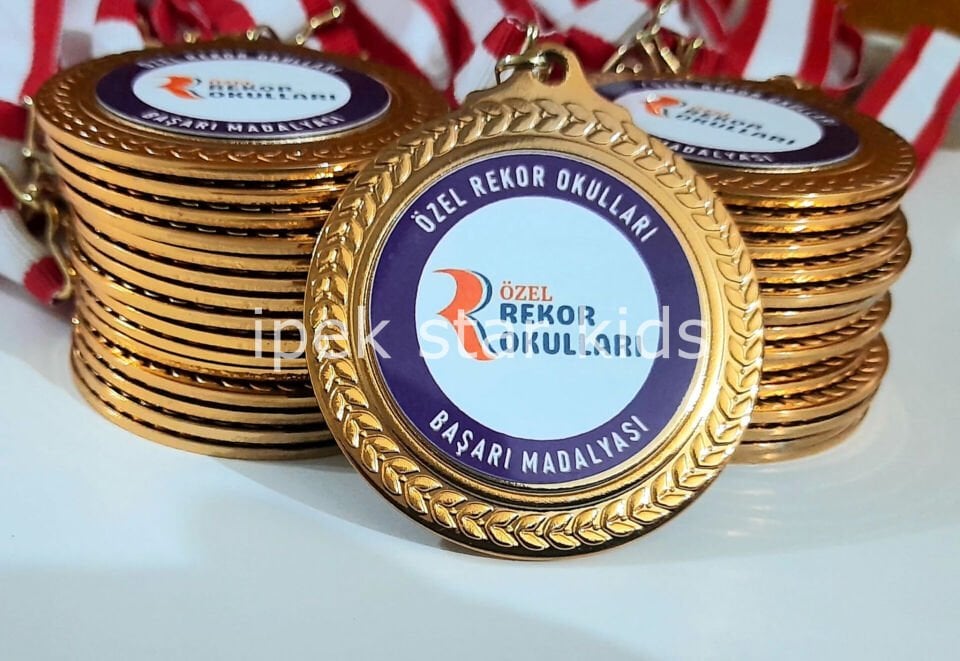 otel animasyon madalyası logolu 5.5 cm çapında kişiye özel etkinlik ödülü