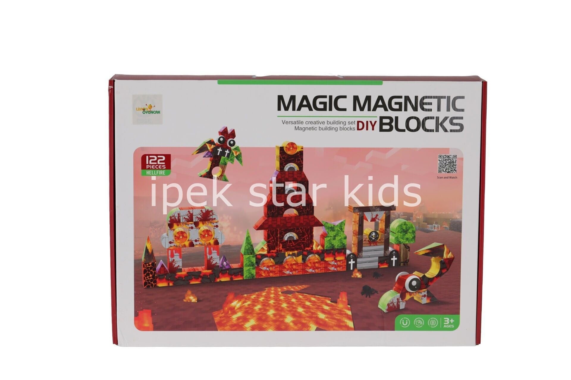 manyetik puzzle 122 parça