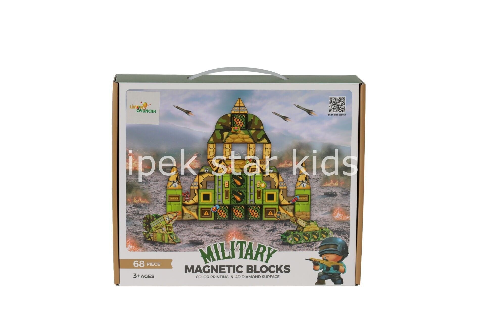 manyetik puzzle 68 parça