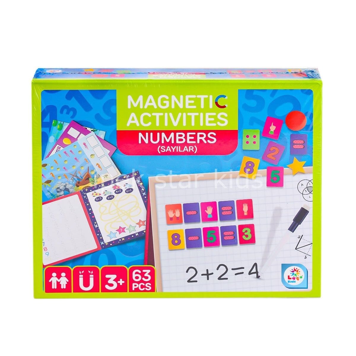Manyetik Aktivite Sayılar 63 Pcs