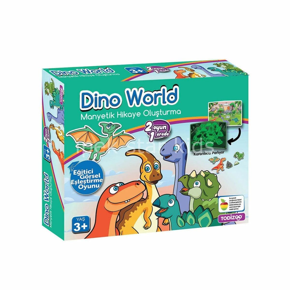 Dıno World Manyetik Hikaye Oluşturma 17 Pcs