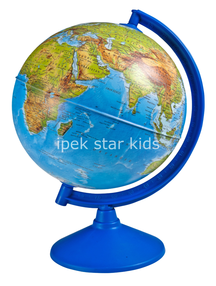 dünya küresi 30 cm eğitim modeli
