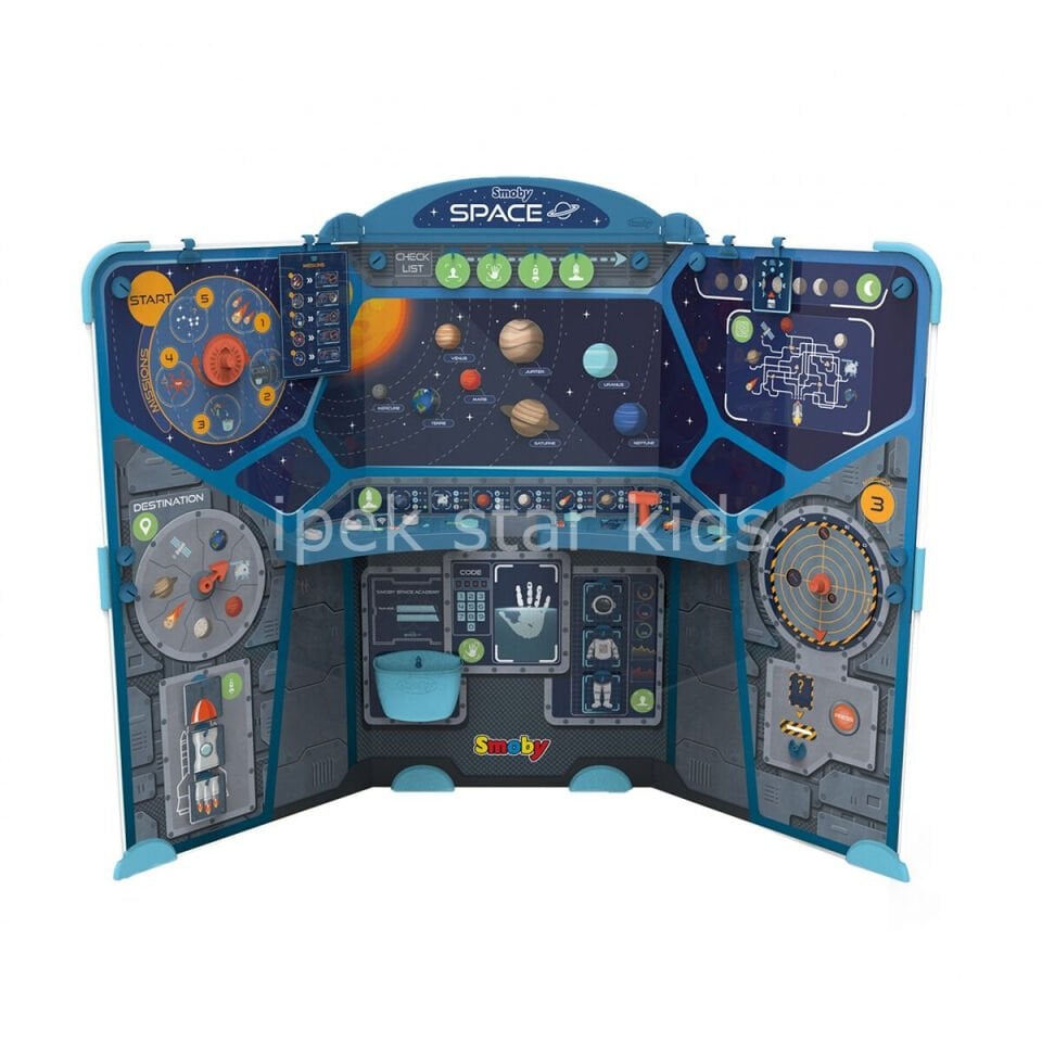 Çocuk Uzay Merkezi üç kanatlı uzay istasyonu oyuncak seti